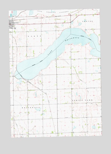 Lake Preston East, SD USGS Topographic Map