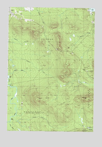 Catheart Mountain, ME USGS Topographic Map