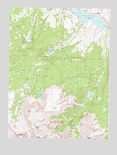 Mount Powell, CO USGS Topographic Map
