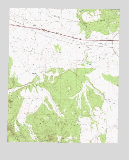 Cathedral Caves, AZ USGS Topographic Map