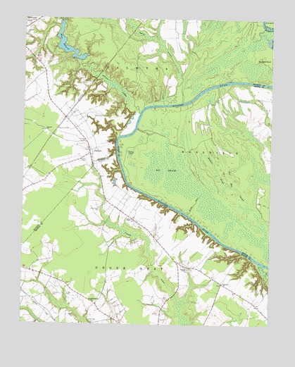 Palmyra, NC USGS Topographic Map