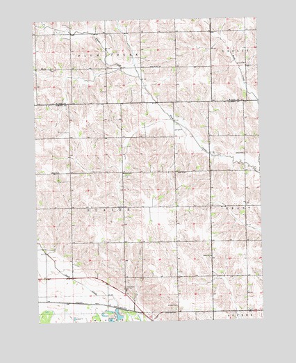 Altona, NE USGS Topographic Map