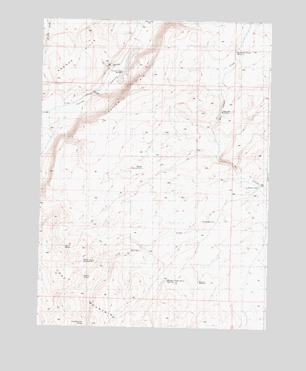 Robbers Roost, OR USGS Topographic Map