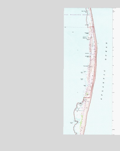 Rodanthe, NC USGS Topographic Map