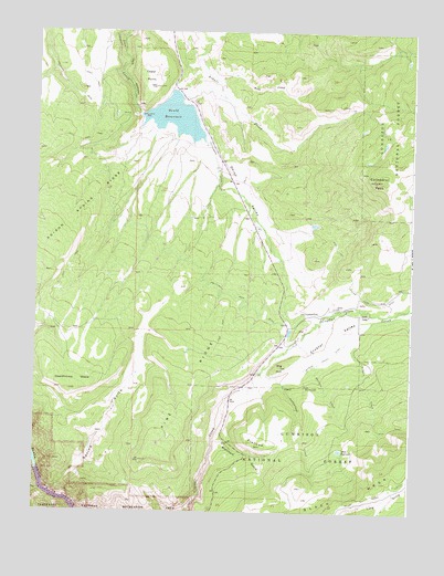 Cathedral Peak, CO USGS Topographic Map