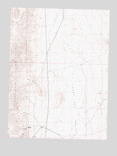 Sage Hen Spring, NV USGS Topographic Map