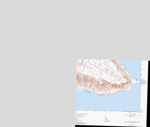 San Nicolas Island, CA USGS Topographic Map