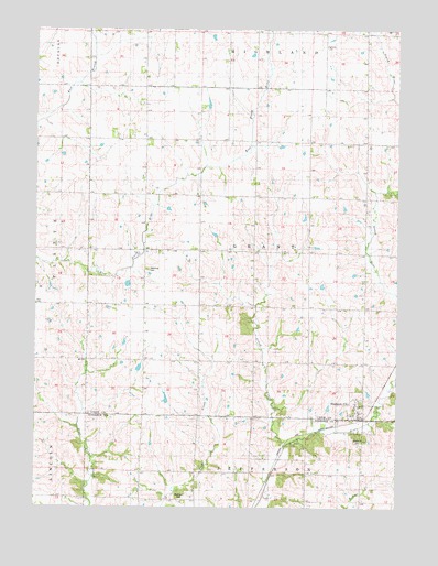 Shannon City, IA USGS Topographic Map