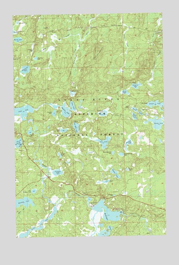 Slate Lake East, MN USGS Topographic Map