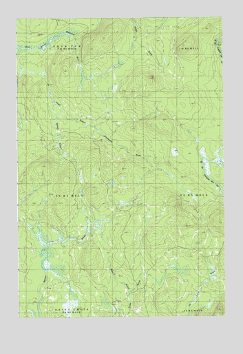 Spinney Brook, ME USGS Topographic Map