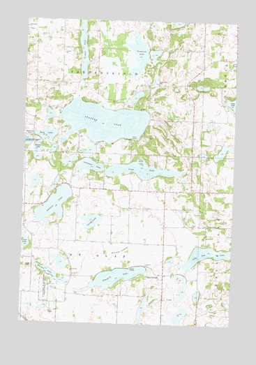 Stalker Lake, MN USGS Topographic Map