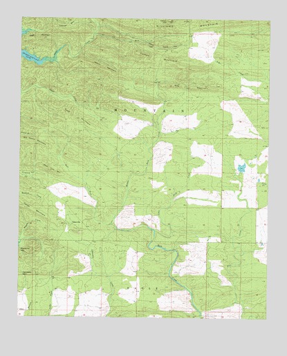 Tablerville, OK USGS Topographic Map