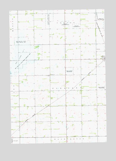 Vienna West, SD USGS Topographic Map