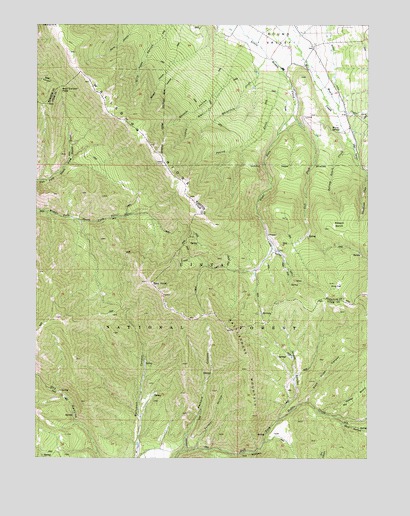 Wallsburg Ridge, UT USGS Topographic Map