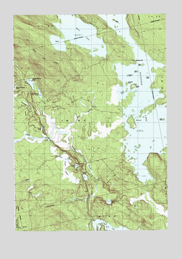 West Lake, ME USGS Topographic Map