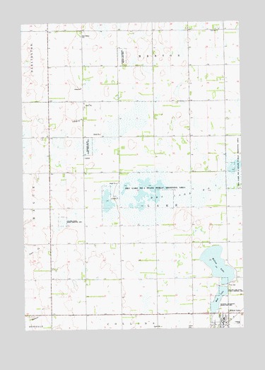 Willow Lake, SD USGS Topographic Map