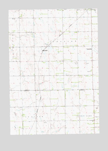 Willow Lake SW, SD USGS Topographic Map
