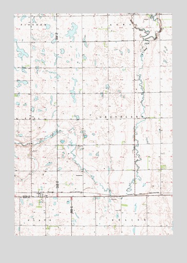 Zell, SD USGS Topographic Map