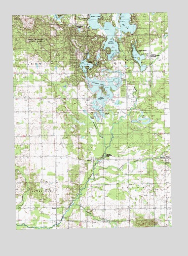 Altona, MI USGS Topographic Map