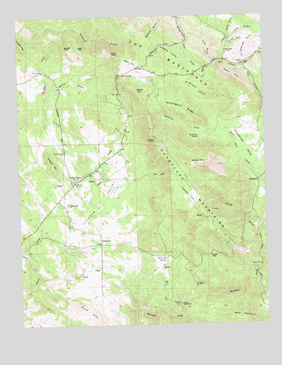 Catheys Valley, CA USGS Topographic Map