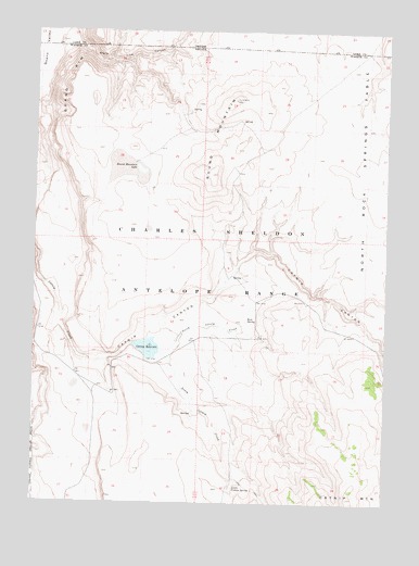 Catnip Canyon, NV USGS Topographic Map