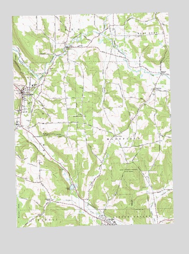 Cattaraugus, NY USGS Topographic Map