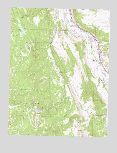 Cattle Creek, CO USGS Topographic Map