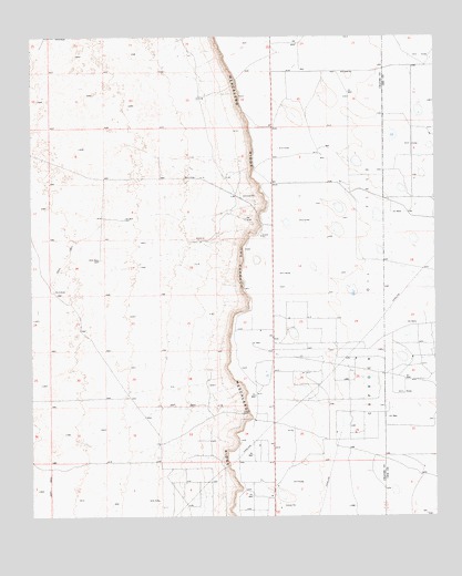 Caudill Ranch, NM USGS Topographic Map
