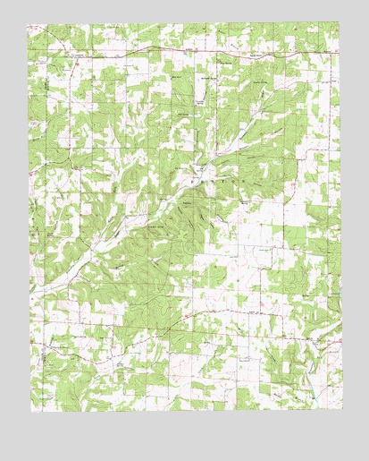 Caulfield, MO USGS Topographic Map