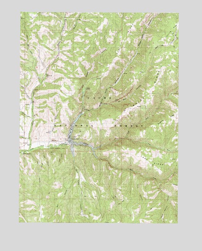 Causey Dam, UT USGS Topographic Map