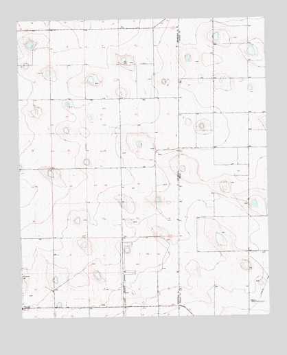 Causey East, NM USGS Topographic Map