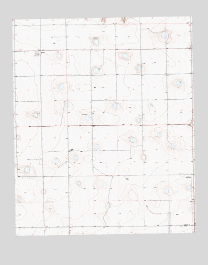 Causey West, NM USGS Topographic Map