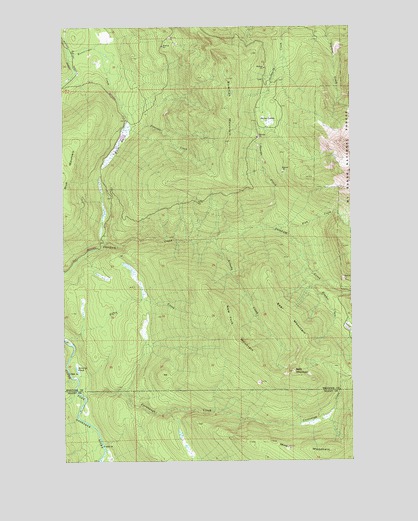 Cavanaugh Creek, WA USGS Topographic Map