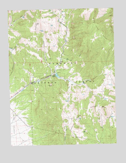 Cave Creek, NV USGS Topographic Map