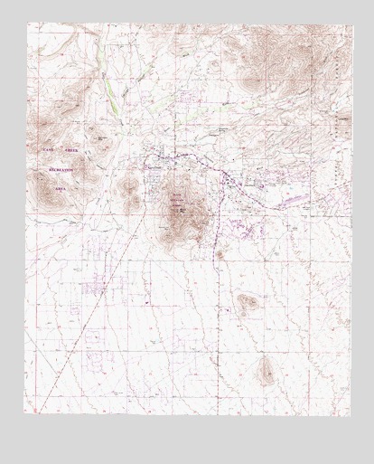 Cave Creek, AZ USGS Topographic Map