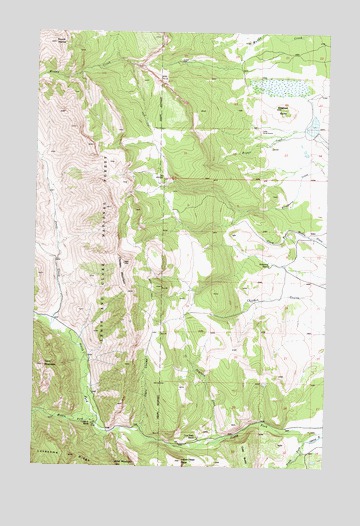 Cave Mountain, MT USGS Topographic Map