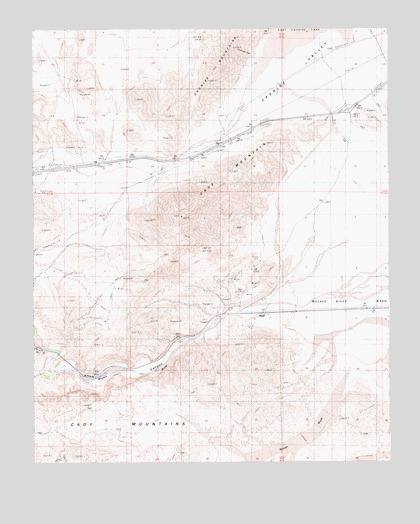Cave Mountain, CA USGS Topographic Map