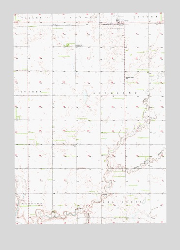 Cavour, SD USGS Topographic Map