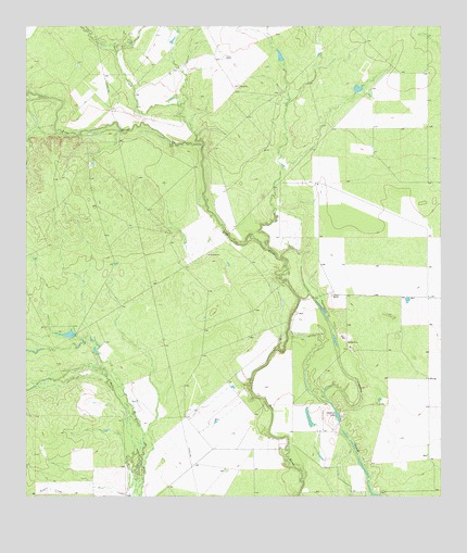 Cayman Lake, TX USGS Topographic Map