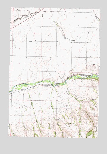 Cayuse, OR USGS Topographic Map