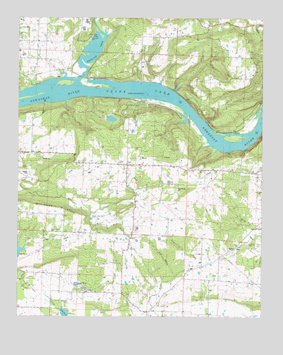 Cecil, AR USGS Topographic Map