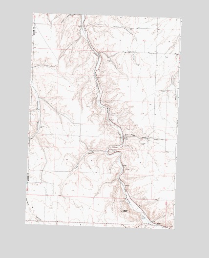 Cecil, OR USGS Topographic Map
