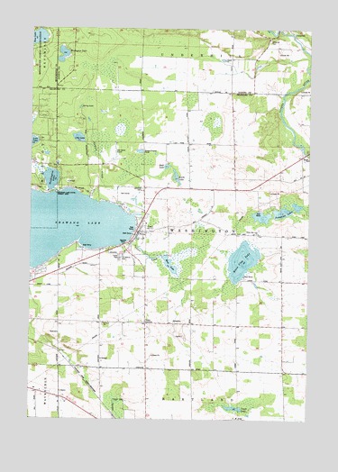 Cecil, WI USGS Topographic Map