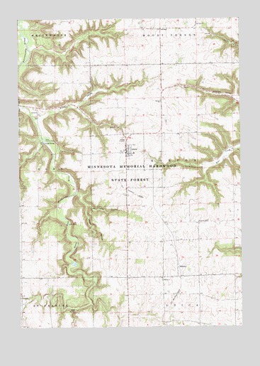 Altura, MN USGS Topographic Map