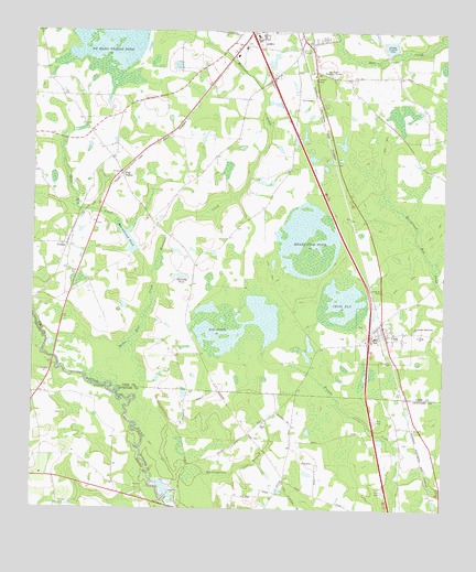 Cecil, GA USGS Topographic Map