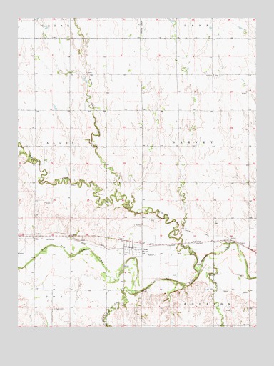 Cedar, KS USGS Topographic Map