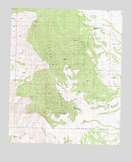 Cedar Basin, AZ USGS Topographic Map