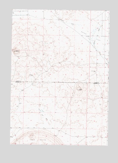 Cedar Butte, ID USGS Topographic Map