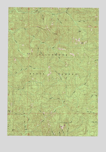 Cedar Butte, OR USGS Topographic Map