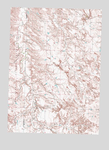 Cedar Butte NW, SD USGS Topographic Map